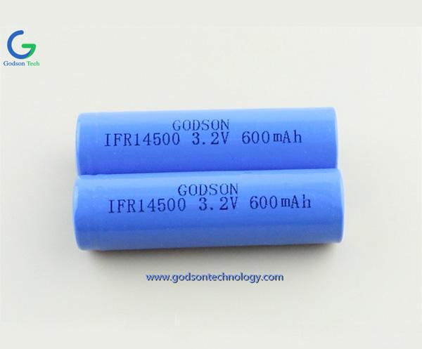 Аккумулятор LiFePO4 IFR14500 600mAh 3.2V