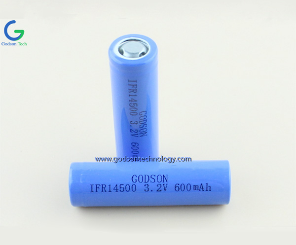 Аккумулятор LiFePO4 IFR14500 600mAh 3.2V