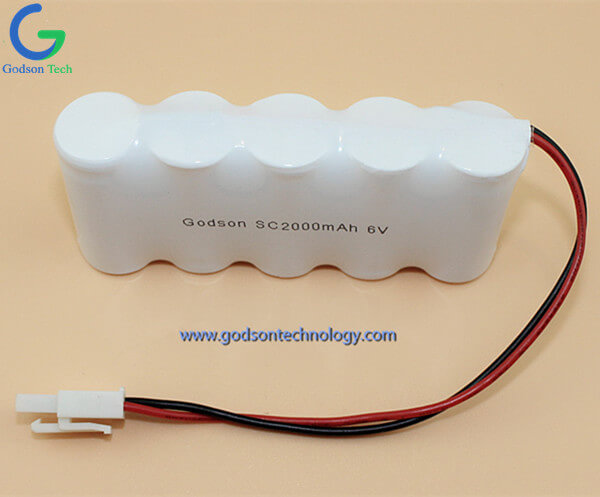 Аккумулятор Ni-Cd SC2000mAh 6V