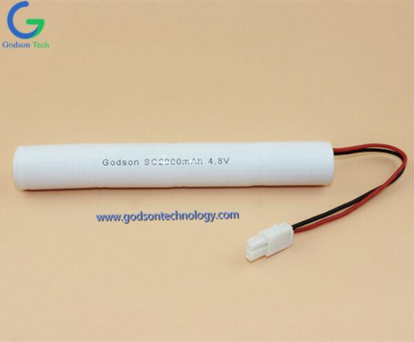 Аккумулятор Ni-Cd SC2000mAh 4.8V