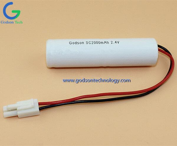 Аккумулятор Ni-Cd SC2000mAh 2.4V