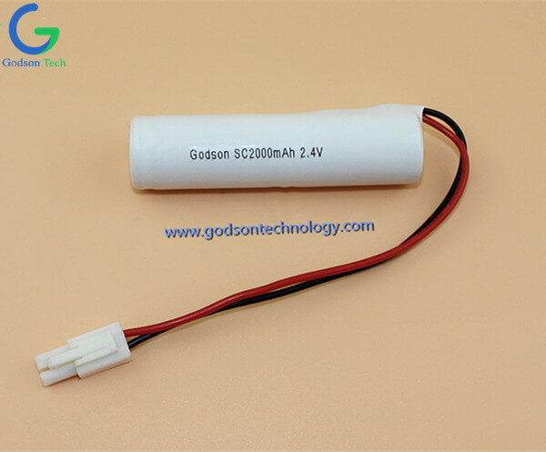 Аккумулятор Ni-Cd SC2000mAh 2.4V