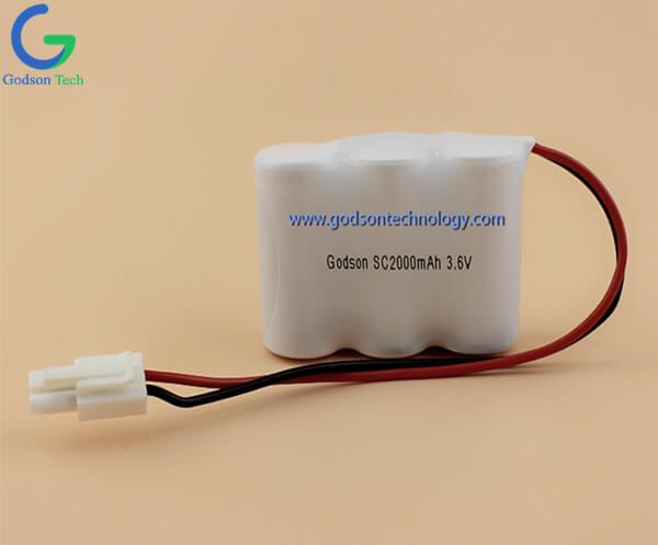 Аккумулятор Ni-Cd SC2000mAh 3.6V