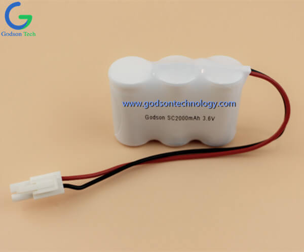 Аккумулятор Ni-Cd SC2000mAh 3.6V