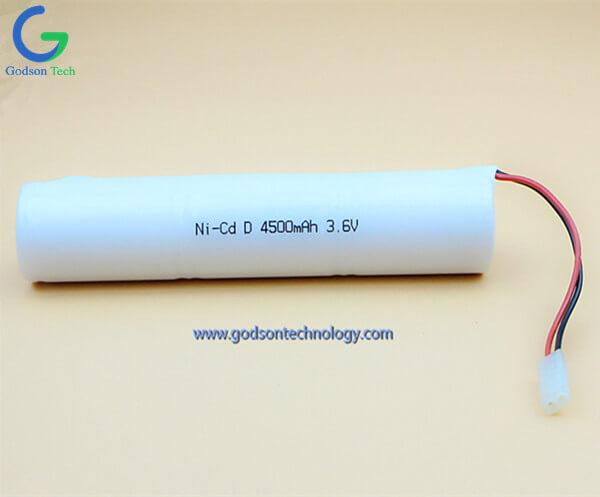 Аккумулятор Ni-Cd D4500mAh 3.6V