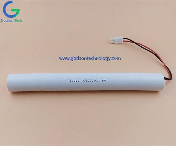 Ni-Cd аккумуляторная батарея C3000mAh 6V