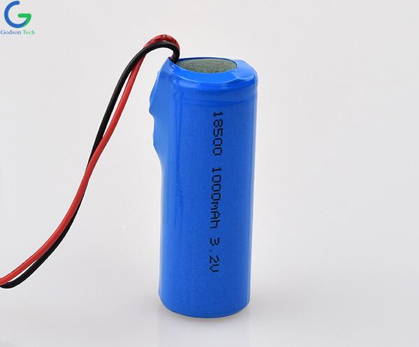 Аккумулятор LiFePO4 IFR18500 1000mAh 3.2V