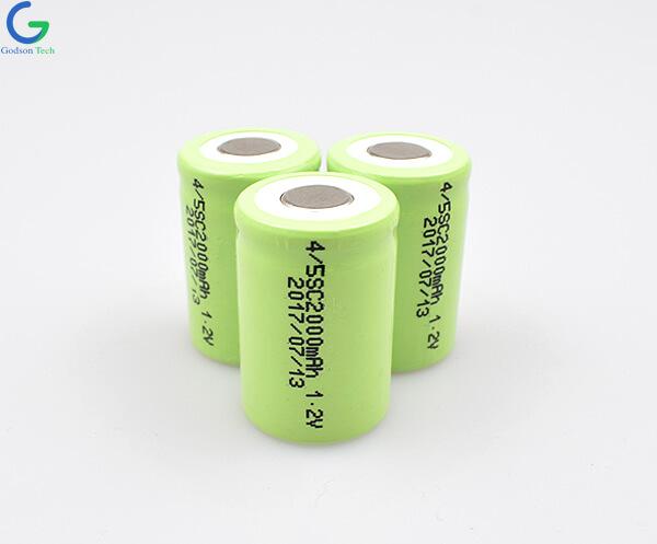 Ni-MH аккумуляторная батарея 4/5SC 2000mAh 1.2V