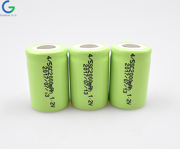 Ni-MH аккумуляторная батарея 4/5SC 2000mAh 1.2V