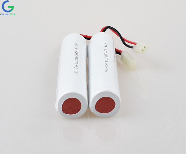 Ni-Cd аккумуляторная батарея SC1200mAh 3.6V