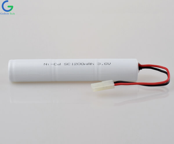 Аккумулятор Ni-Cd SC1200mAh 3.6V