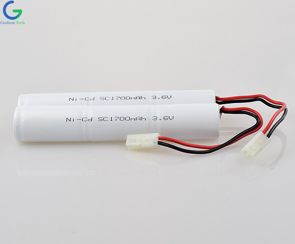 Аккумулятор Ni-Cd SC1700mAh 3.6V