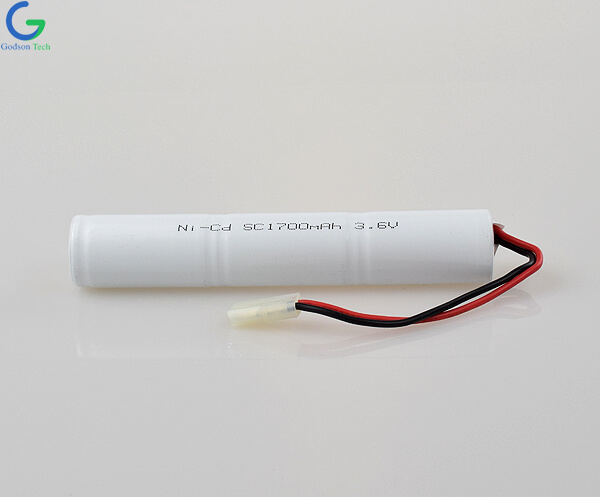 Ni-Cd аккумуляторная батарея SC1700mAh 3.6V