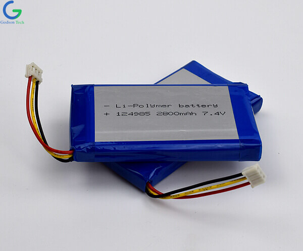 литий-полимерный аккумулятор 124985 2800mAh 7.4V