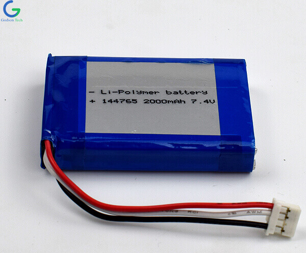 литий-полимерный аккумулятор 144765 2000mAh 7.4V