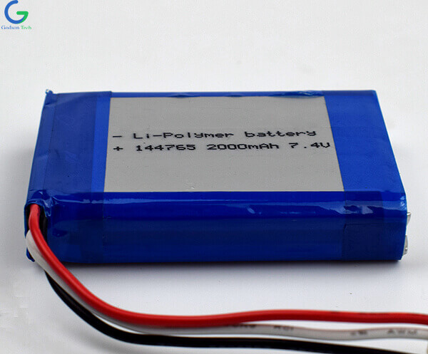 литий-полимерный аккумулятор 144765 2000mAh 7.4V