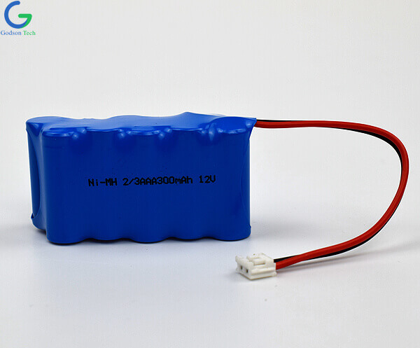 Аккумулятор Ni-MH 2/3AAA 300mAh 12V