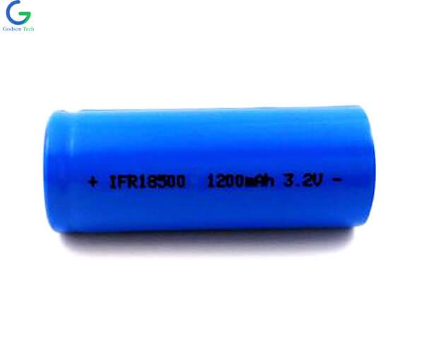 Аккумулятор LiFePo4 IFR18500 1200mAh 3.2V