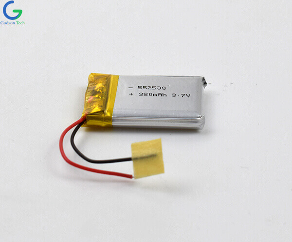 литий-полимерный аккумулятор 552530 380mAh 3.7V