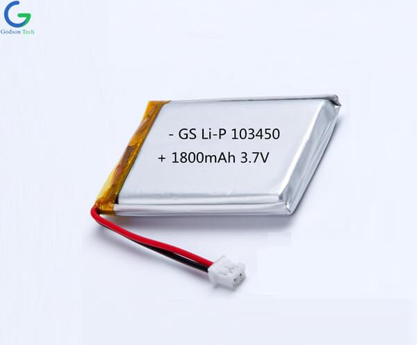 литий-полимерный аккумулятор 103450 1800mAh 3.7V