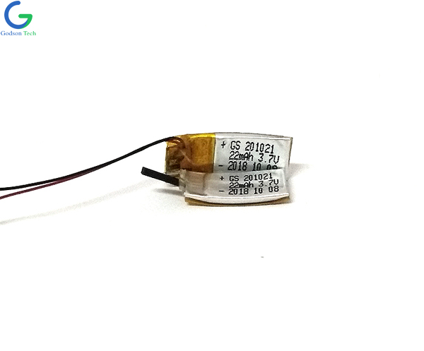 Изогнутая батарея 201021 22mAh 3.7V